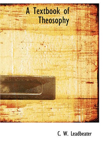 جلد کتاب A Textbook of Theosophy