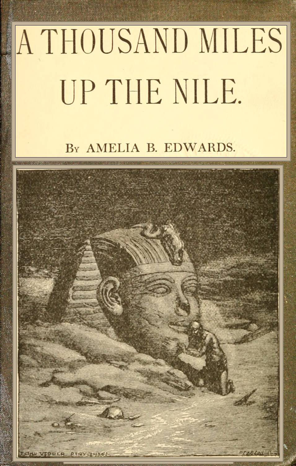 جلد کتاب A Thousand Miles up the Nile