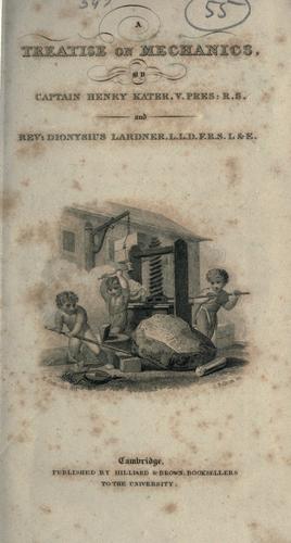 جلد کتاب A Treatise on Mechanics