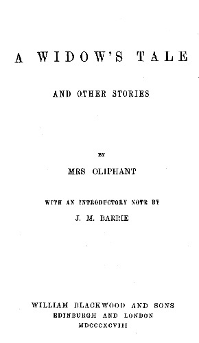 جلد کتاب A Widow's Tale, and Other Stories