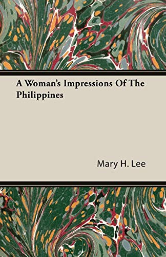 جلد کتاب A Woman's Impression of the Philippines