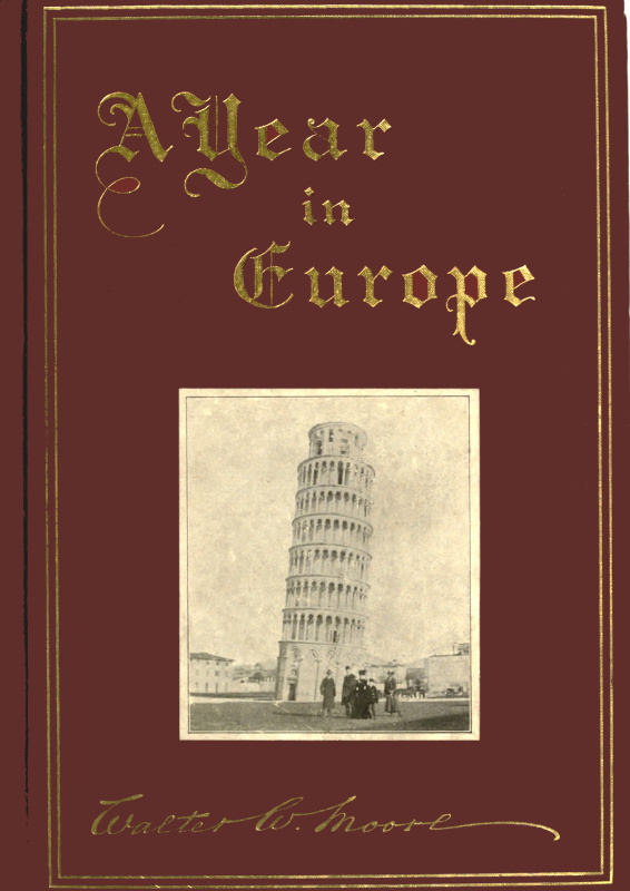 جلد کتاب A Year in Europe