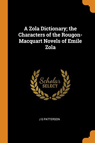 جلد کتاب A Zola Dictionary