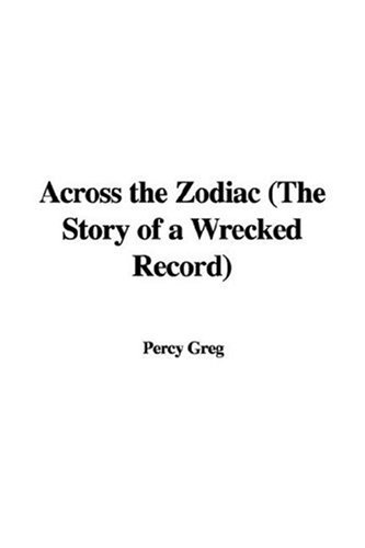 جلد کتاب Across the Zodiac