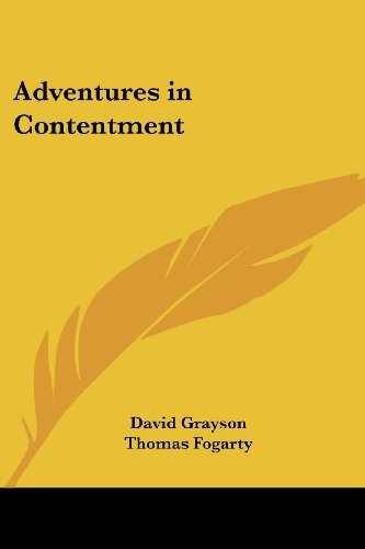 جلد کتاب Adventures in Contentment