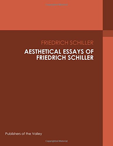 جلد کتاب Aesthetical Essays of Friedrich Schiller