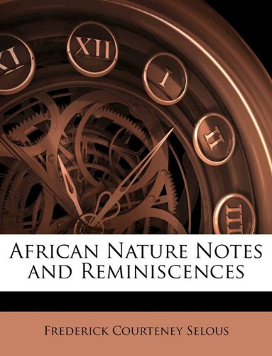 جلد کتاب African Nature Notes and Reminiscences