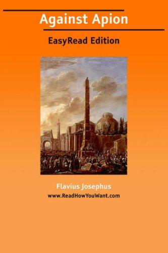 جلد کتاب Against Apion