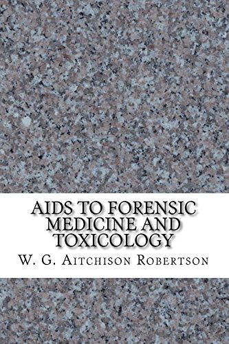جلد کتاب Aids to Forensic Medicine and Toxicology