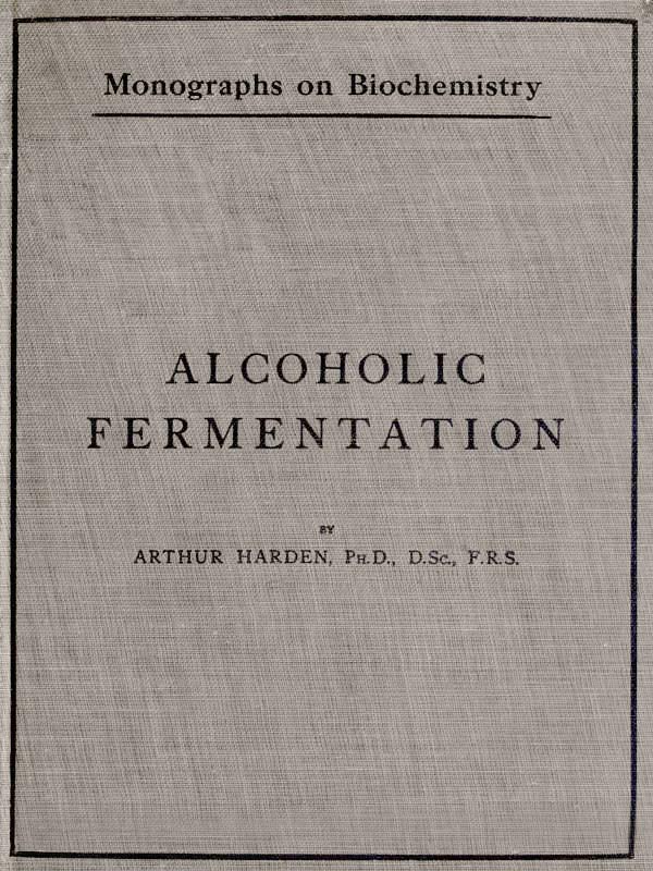 جلد کتاب Alcoholic Fermentation