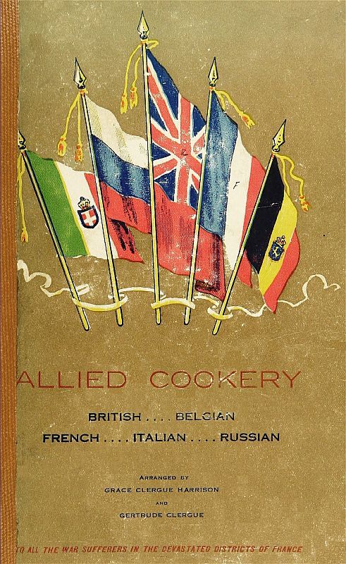 جلد کتاب Allied Cookery
