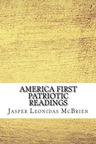 جلد کتاب America First: Patriotic Readings