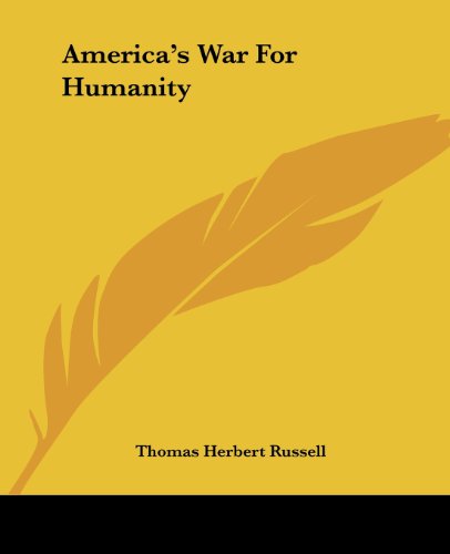 جلد کتاب America's War for Humanity