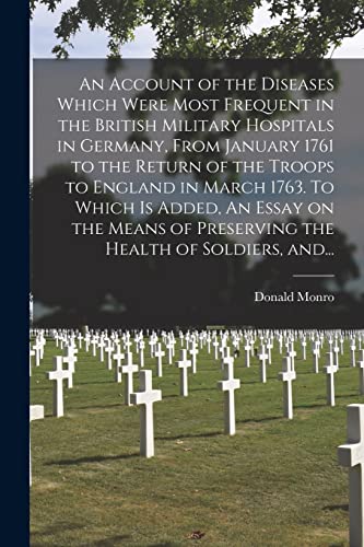 جلد کتاب An Account of the Diseases which were Most Frequent in the British Military Hospitals in Germany