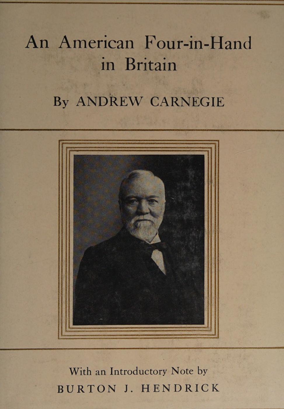 جلد کتاب An American Four-in-Hand in Britain