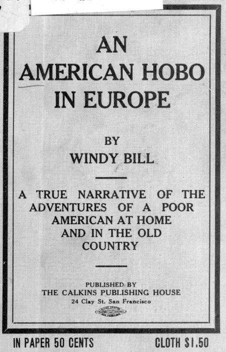 جلد کتاب An American Hobo in Europe