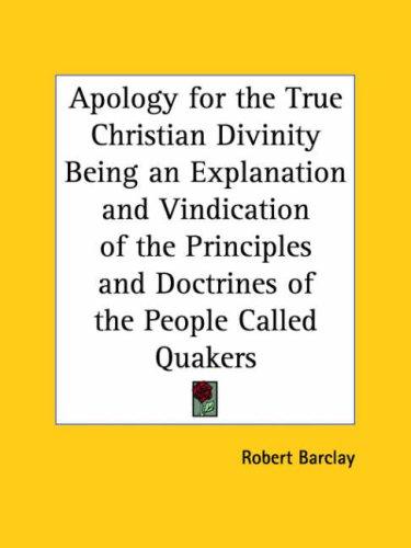 جلد کتاب An Apology for the True Christian Divinity