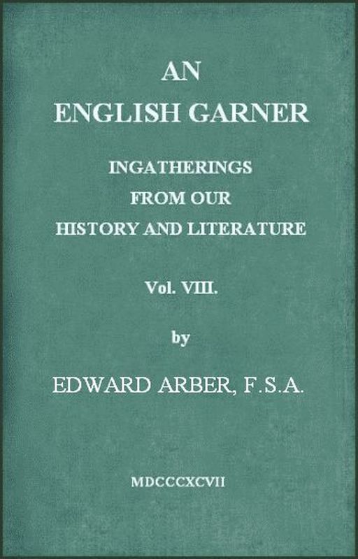 جلد کتاب An English Garner: Ingatherings from Our History and Literature (8 of 8)