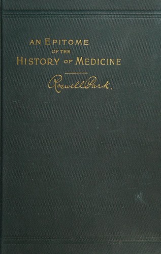 جلد کتاب An Epitome of the History of Medicine