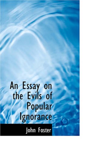 جلد کتاب An Essay on the Evils of Popular Ignorance