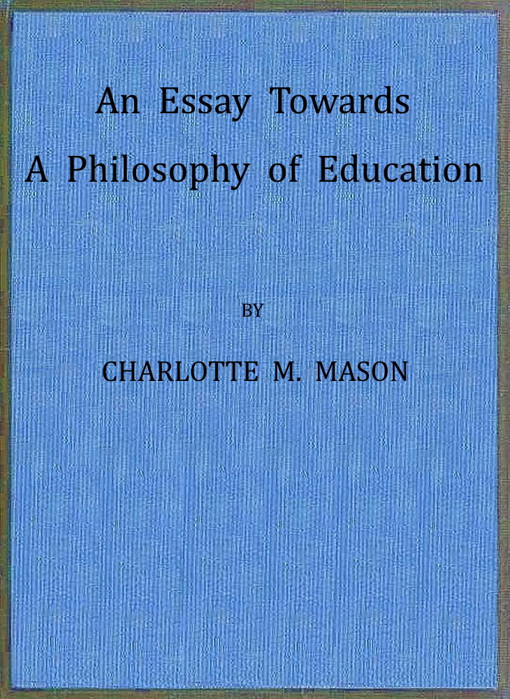 جلد کتاب An Essay Towards a Philosophy of Education