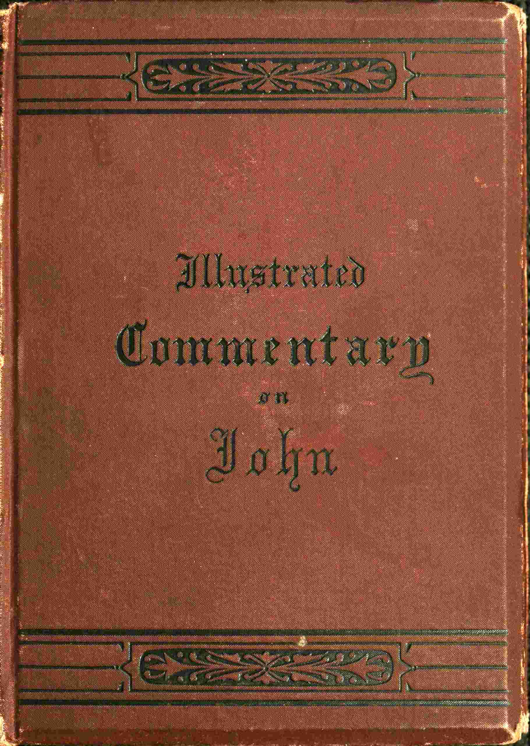 جلد کتاب An Illustrated Commentary on the Gospel according to St. John