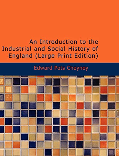 جلد کتاب An Introduction to the Industrial and Social History of England