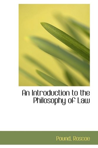 جلد کتاب An Introduction to the Philosophy of Law