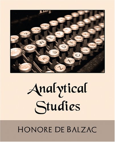 جلد کتاب Analytical Studies