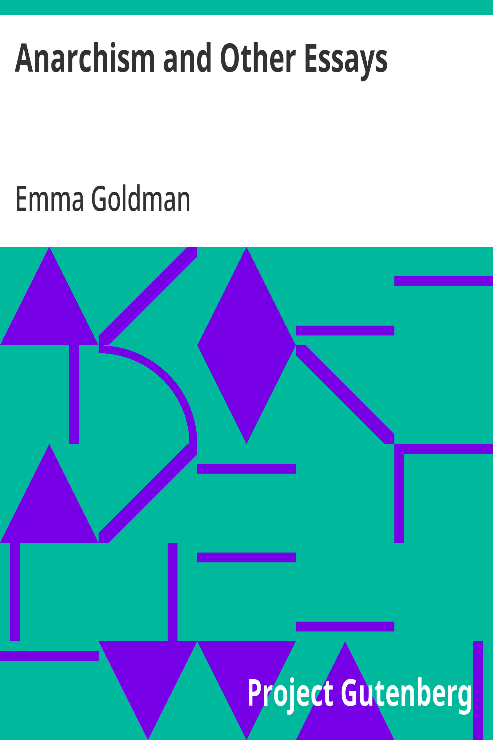 جلد کتاب Anarchism and Other Essays