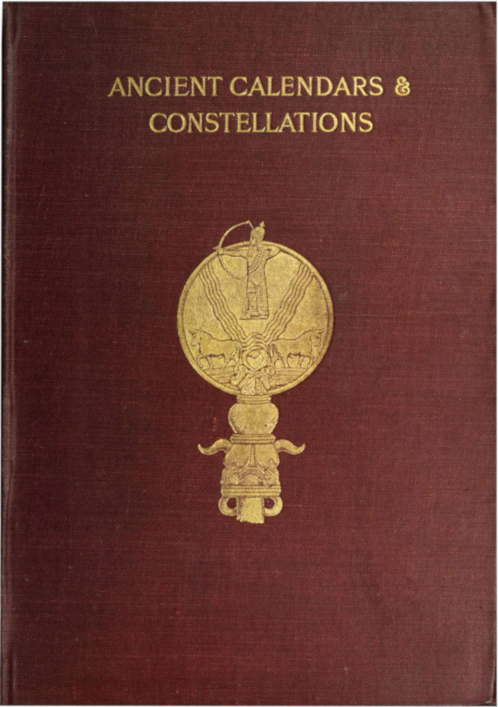 جلد کتاب Ancient Calendars and Constellations