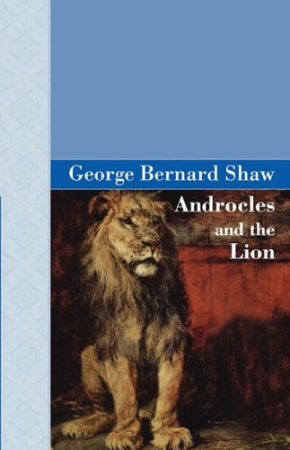 جلد کتاب Androcles and the Lion