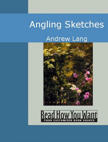 جلد کتاب Angling Sketches
