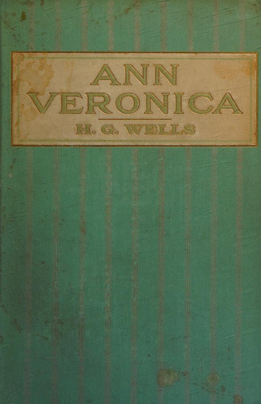 جلد کتاب Ann Veronica: A Modern Love Story