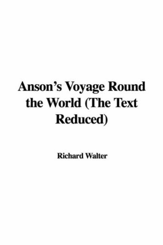 جلد کتاب Anson's Voyage Round the World