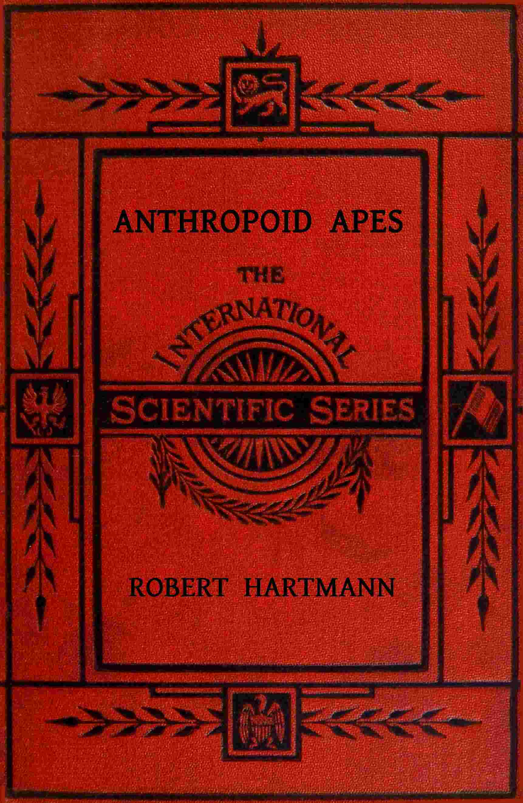 جلد کتاب Anthropoid Apes