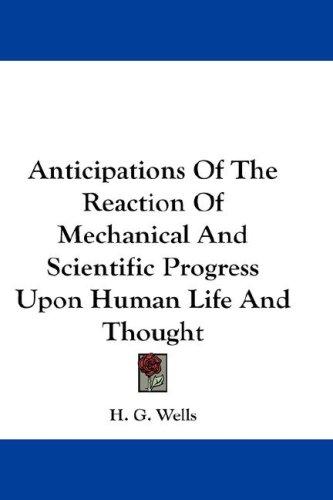 جلد کتاب Anticipations