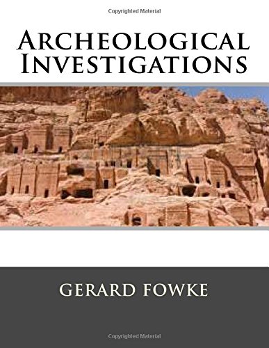 جلد کتاب Archeological Investigations