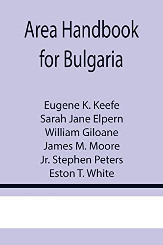جلد کتاب Area Handbook for Bulgaria