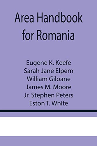 جلد کتاب Area Handbook for Romania