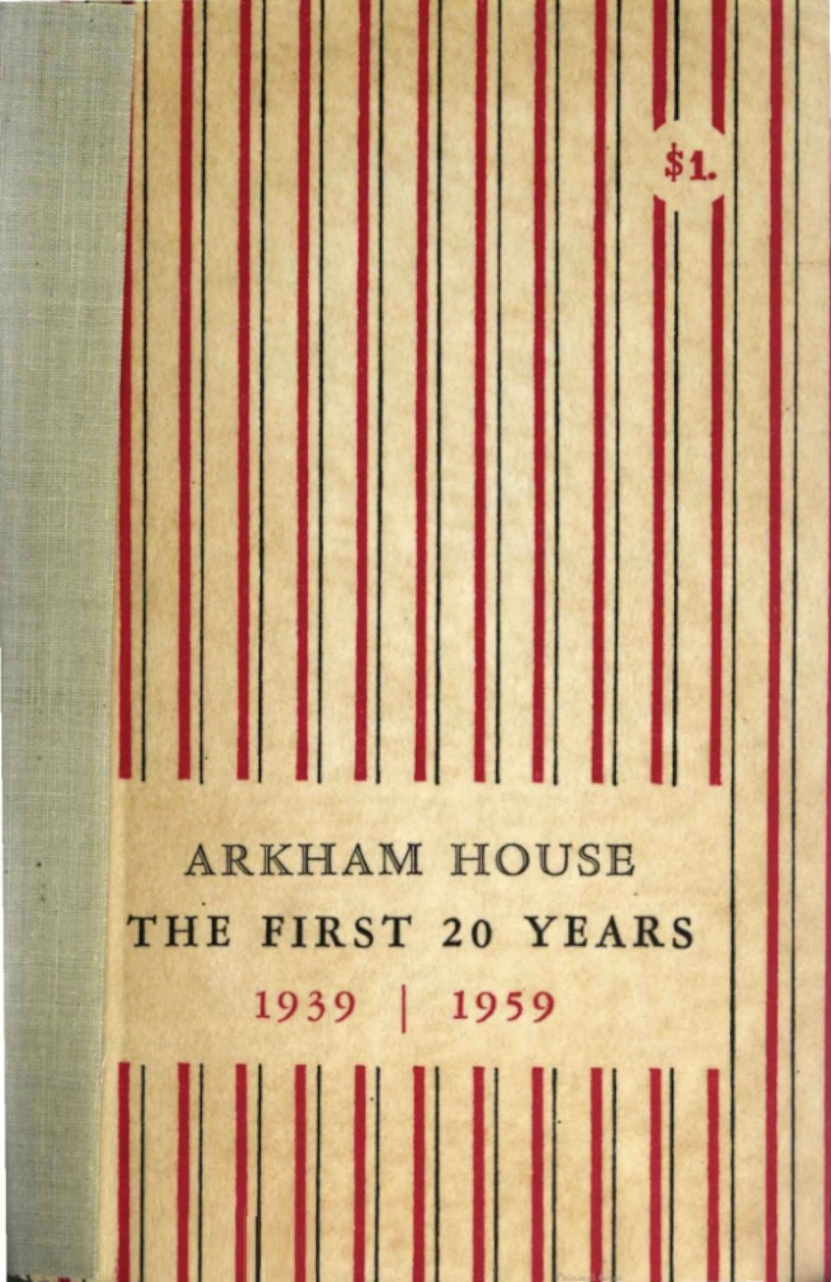 جلد کتاب Arkham House: The First 20 Years