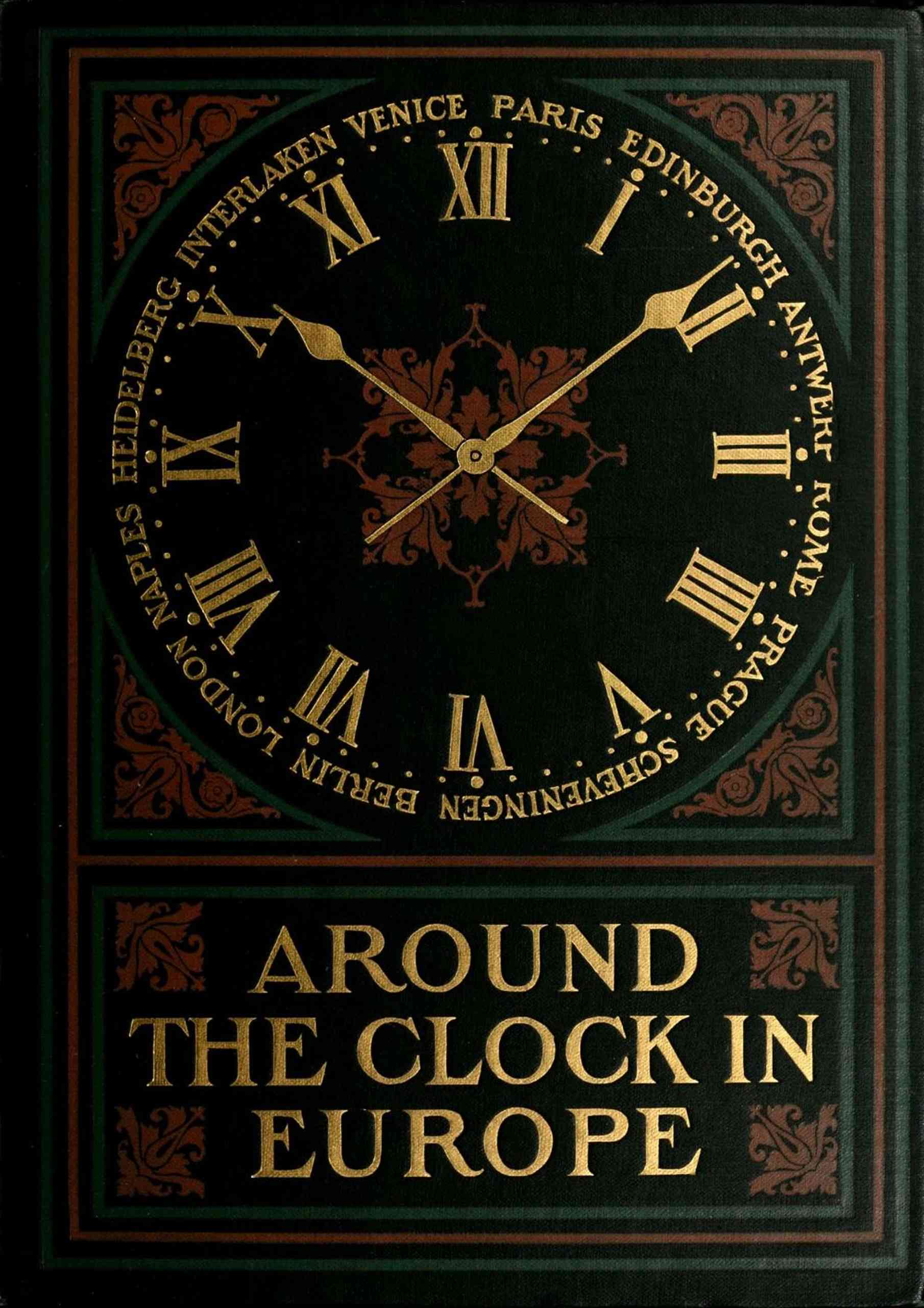 جلد کتاب Around the Clock in Europe