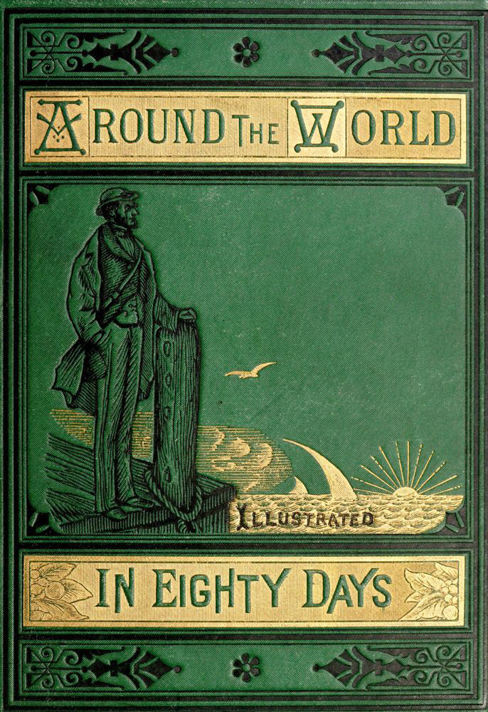 جلد کتاب Around the World in Eighty Days