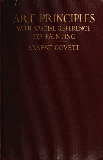 جلد کتاب Art Principles with Special Reference to Painting