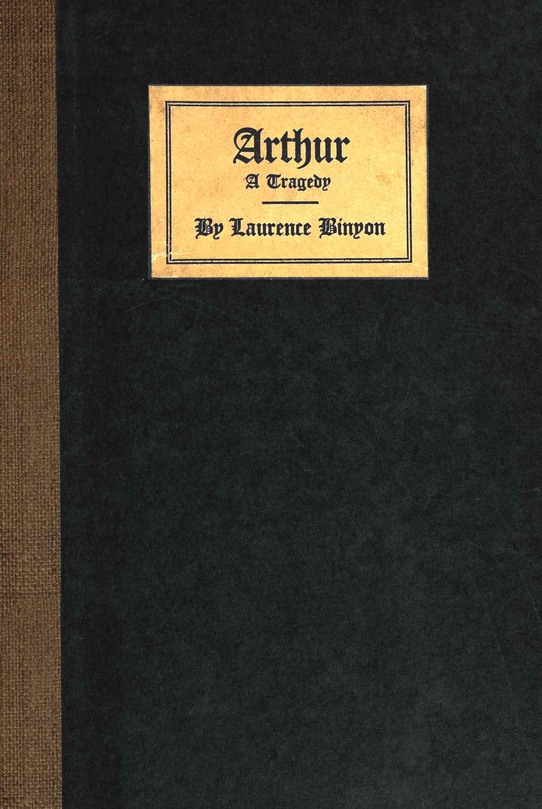 جلد کتاب Arthur