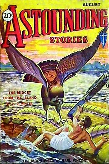 جلد کتاب Astounding Stories, August 1931