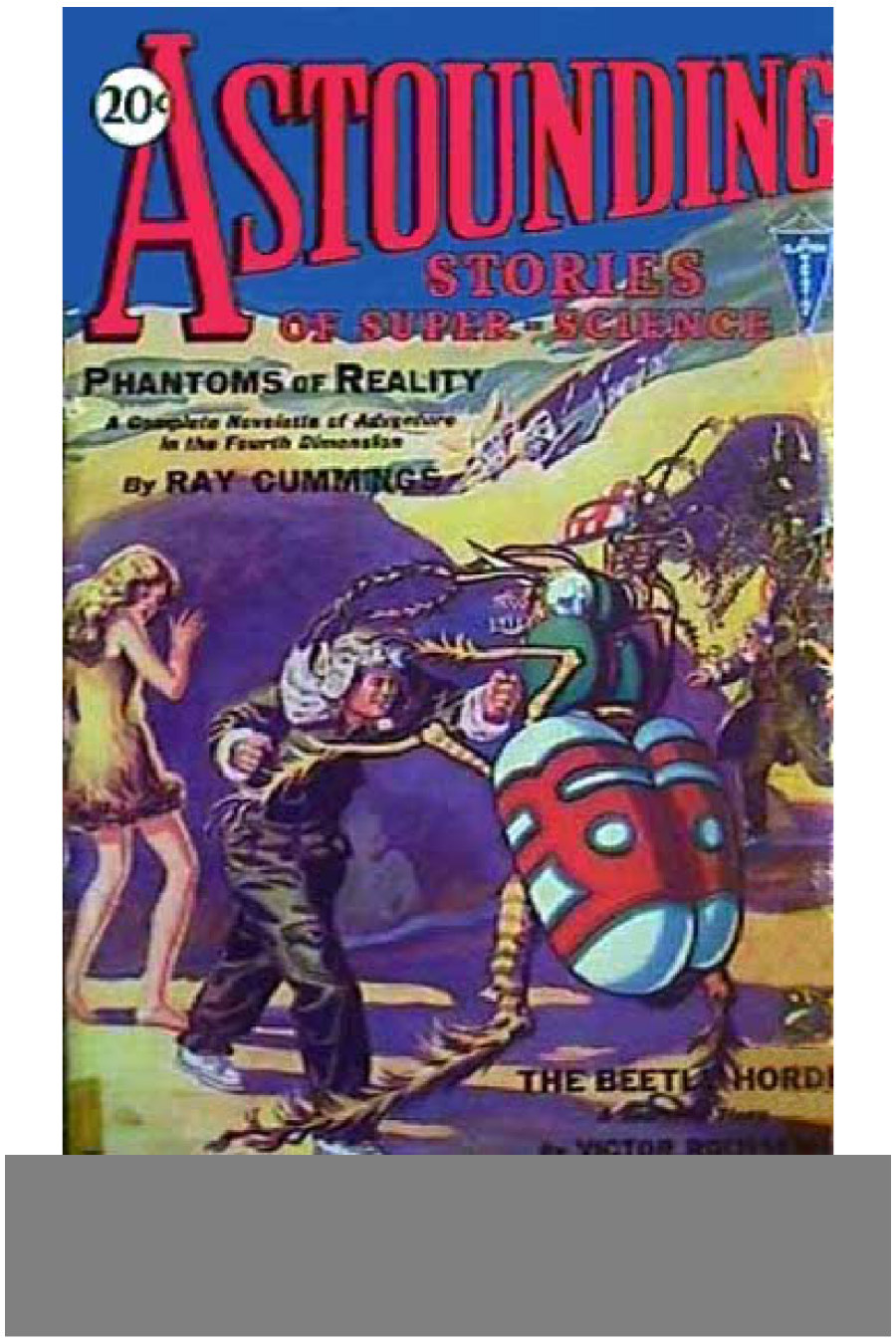جلد کتاب Astounding Stories of Super-Science, January 1930