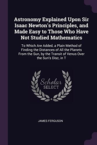 جلد کتاب Astronomy Explained Upon Sir Isaac Newton's Principles