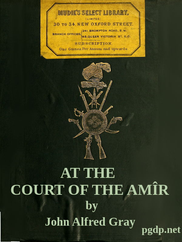 جلد کتاب At the Court of the Amîr