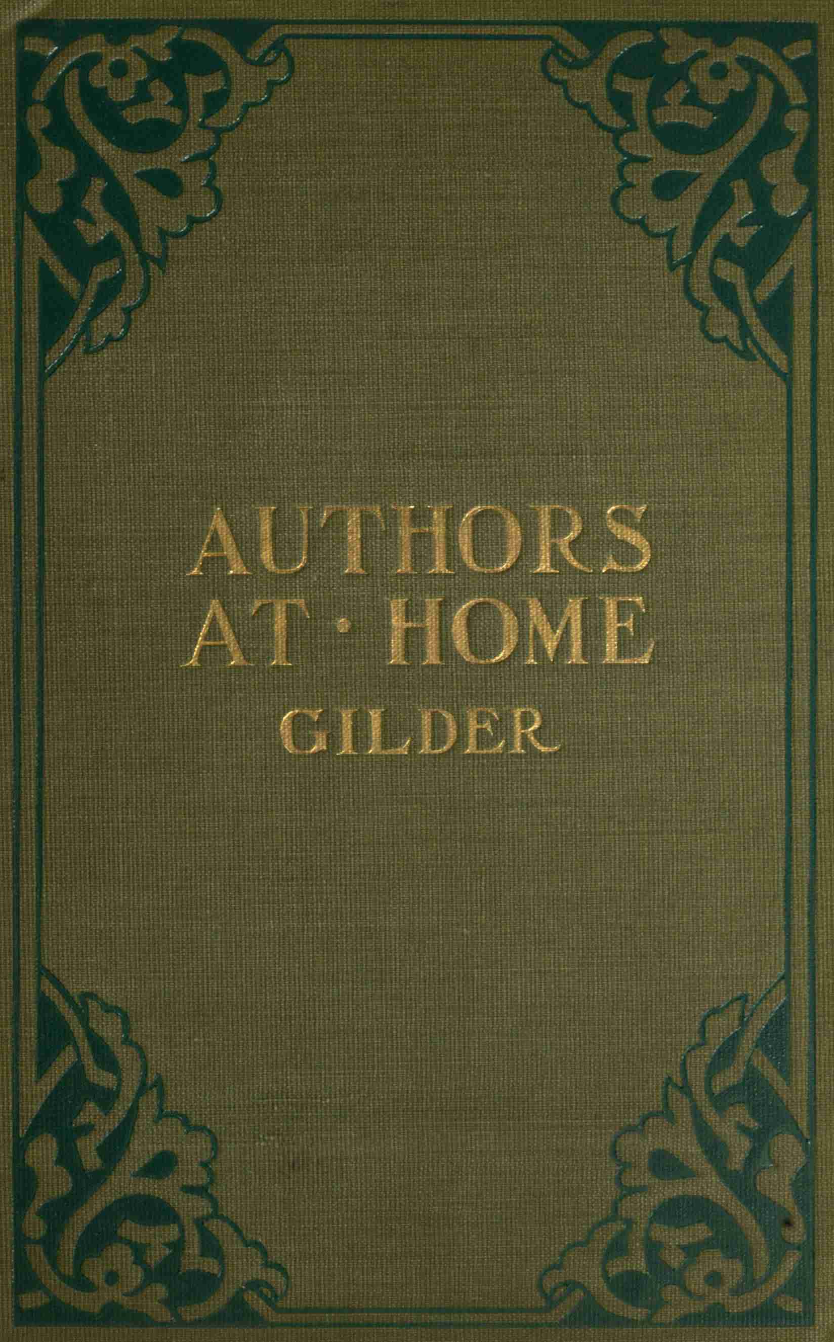 جلد کتاب Authors at Home